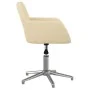 Sillas de comedor giratorias 2 unidades tela color crema de , Sillas de comedor - Ref: Foro24-3103029, Precio: 161,37 €, Desc...