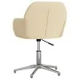 Sillas de comedor giratorias 2 unidades tela color crema de , Sillas de comedor - Ref: Foro24-3103029, Precio: 161,37 €, Desc...