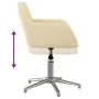 Sillas de comedor giratorias 2 unidades tela color crema de , Sillas de comedor - Ref: Foro24-3103029, Precio: 161,37 €, Desc...