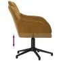 Sillas de comedor giratorias 2 unidades terciopelo marrón by , dining chairs - Ref: Foro24-3103385, Price: 167,69 €, Discount: %