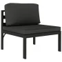Set muebles de jardín 6 pzas y cojines aluminio gris antracita by , Garden sets - Ref: Foro24-3107804, Price: 859,49 €, Disco...