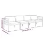 Set muebles de jardín 4 pzas y cojines aluminio gris antracita von , Gartensets - Ref: Foro24-3107777, Preis: 610,87 €, Rabat...