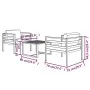 Set muebles de jardín 3 pzas y cojines aluminio gris antracita de , Conjuntos de jardín - Ref: Foro24-3107780, Precio: 536,32...