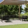 Set muebles de jardín 7 pzas y cojines aluminio gris antracita by , Garden sets - Ref: Foro24-3107796, Price: 1,00 €, Discoun...