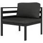 Set muebles de jardín 7 pzas y cojines aluminio gris antracita von , Gartensets - Ref: Foro24-3107810, Preis: 934,59 €, Rabat...