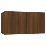 Set de muebles de TV 7 pzas madera contrachapada marrón roble by , TV Furniture - Ref: Foro24-3114509, Price: 191,88 €, Disco...