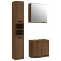 Set de muebles de baño 3 pzas madera contrachapada roble marrón von , Badezimmermöbel - Ref: Foro24-3115883, Preis: 220,15 €,...