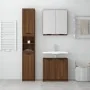 Set de muebles de baño 3 pzas madera contrachapada roble marrón von , Badezimmermöbel - Ref: Foro24-3115883, Preis: 220,15 €,...