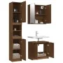 Set de muebles de baño 3 pzas madera contrachapada roble marrón von , Badezimmermöbel - Ref: Foro24-3115883, Preis: 220,15 €,...