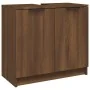 Set de muebles de baño 3 pzas madera contrachapada roble marrón von , Badezimmermöbel - Ref: Foro24-3115883, Preis: 220,15 €,...