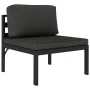 Set muebles de jardín 6 pzas y cojines aluminio gris antracita de , Conjuntos de jardín - Ref: Foro24-3115919, Precio: 1,00 €...