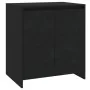 Aparador de madera contrachapada negro 70x41x75 cm de , Aparadores - Ref: Foro24-809738, Precio: 87,73 €, Descuento: %