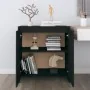Aparador de madera contrachapada negro 70x41x75 cm de , Aparadores - Ref: Foro24-809738, Precio: 87,73 €, Descuento: %