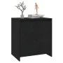 Aparador de madera contrachapada negro 70x41x75 cm de , Aparadores - Ref: Foro24-809738, Precio: 87,73 €, Descuento: %