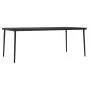 Juego de comedor de jardín 9 piezas negro by , Garden sets - Ref: Foro24-3099184, Price: 1,00 €, Discount: %