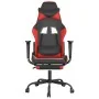 Silla gaming con reposapiés cuero sintético negro rojo by , Gaming chairs - Ref: Foro24-3143654, Price: 118,40 €, Discount: %