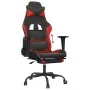 Silla gaming con reposapiés cuero sintético negro rojo by , Gaming chairs - Ref: Foro24-3143654, Price: 118,40 €, Discount: %