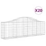 Cestas de gaviones 20 uds forma de arco hierro 200x30x60/80 cm von , Töpfe und Pflanzgefäße - Ref: Foro24-3145403, Preis: 1,0...