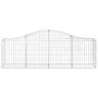 Cestas de gaviones 20 uds forma de arco hierro 200x30x60/80 cm von , Töpfe und Pflanzgefäße - Ref: Foro24-3145403, Preis: 1,0...