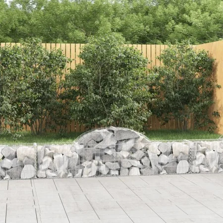 Cestas de gaviones 25 uds forma de arco hierro 200x30x40/60 cm by , Pots and planters - Ref: Foro24-3146063, Price: 1,00 €, D...