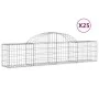 Cestas de gaviones 25 uds forma de arco hierro 200x30x40/60 cm by , Pots and planters - Ref: Foro24-3146063, Price: 1,00 €, D...