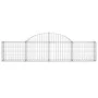 Cestas de gaviones 25 uds forma de arco hierro 200x30x40/60 cm by , Pots and planters - Ref: Foro24-3146063, Price: 1,00 €, D...