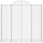 Cestas de gaviones 9 uds forma de arco hierro 200x30x180/200 cm by , Pots and planters - Ref: Foro24-3146201, Price: 1,00 €, ...