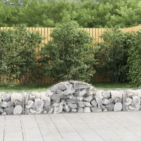 Cestas de gaviones 50 uds forma de arco hierro 200x50x40/60 cm by , Pots and planters - Ref: Foro24-3146276, Price: 2,00 €, D...