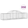 Cestas de gaviones 50 uds forma de arco hierro 200x50x40/60 cm by , Pots and planters - Ref: Foro24-3146276, Price: 2,00 €, D...