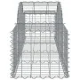 Cestas de gaviones 50 uds forma de arco hierro 200x50x40/60 cm by , Pots and planters - Ref: Foro24-3146276, Price: 2,00 €, D...