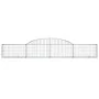 Cestas de gaviones 25 uds forma de arco hierro 300x30x40/60 cm by , Pots and planters - Ref: Foro24-3146482, Price: 1,00 €, D...
