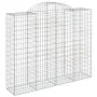 Cestas gaviones 25 uds forma de arco hierro 200x50x160/180 cm by , Pots and planters - Ref: Foro24-3146399, Price: 2,00 €, Di...