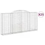 Cestas gaviones 25 uds forma de arco hierro 300x30x140/160 cm by , Pots and planters - Ref: Foro24-3146572, Price: 2,00 €, Di...