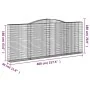 Cestas gaviones 8 uds forma de arco hierro 400x30x160/180 cm von , Töpfe und Pflanzgefäße - Ref: Foro24-3146911, Preis: 1,00 ...