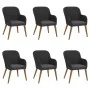Juego de comedor de jardín 7 piezas con cojines negro de , Conjuntos de jardín - Ref: Foro24-3156719, Precio: 756,42 €, Descu...