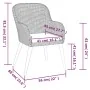 Juego de comedor de jardín 7 piezas con cojines negro de , Conjuntos de jardín - Ref: Foro24-3156719, Precio: 756,42 €, Descu...