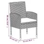 Set de muebles jardín 5 pzas con cojines ratán sintético negro by , Garden sets - Ref: Foro24-3156786, Price: 390,13 €, Disco...