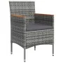 Juego de comedor para jardín 5 piezas con cojines gris y negro von , Gartensets - Ref: Foro24-3156636, Preis: 397,06 €, Rabat...