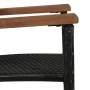 Juego de comedor de jardín 7 piezas ratán sintético negro de , Conjuntos de jardín - Ref: Foro24-3156681, Precio: 465,50 €, D...