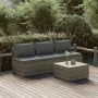 Set de muebles de jardín 4 pzas y cojines ratán sintético gris von , Gartensets - Ref: Foro24-3157368, Preis: 354,89 €, Rabat...