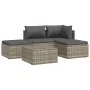 Set de muebles de jardín 5 pzas y cojines ratán sintético gris von , Gartensets - Ref: Foro24-3157316, Preis: 423,79 €, Rabat...