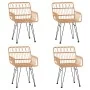 Juego de comedor de jardín 5 piezas ratán sintético von , Gartensets - Ref: Foro24-3157846, Preis: 364,78 €, Rabatt: %
