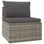 Sofás centrales de jardín 4 uds ratán PE gris 57x57x56 cm von , Gartensets - Ref: Foro24-3157503, Preis: 348,24 €, Rabatt: %