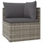 Set de muebles de jardín 9 pzas y cojines ratán sintético gris by , Garden sets - Ref: Foro24-3157382, Price: 832,89 €, Disco...