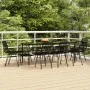 Juego de comedor de jardín 9 piezas ratán sintético negro von , Gartensets - Ref: Foro24-3157886, Preis: 791,36 €, Rabatt: %