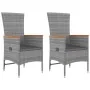 Juego muebles jardín 3 pzas madera acacia ratán sintético gris by , Garden sets - Ref: Foro24-3157653, Price: 324,29 €, Disco...