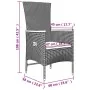 Juego muebles jardín 3 pzas madera acacia ratán sintético gris by , Garden sets - Ref: Foro24-3157653, Price: 324,29 €, Disco...