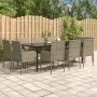 Set comedor jardín 11 pzas y cojines ratán sintético negro gris by , Garden sets - Ref: Foro24-3185154, Price: 635,89 €, Disc...