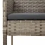 Set comedor jardín 11 pzas y cojines ratán sintético negro gris by , Garden sets - Ref: Foro24-3185154, Price: 635,89 €, Disc...