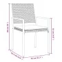 Juego comedor jardín 9 piezas y cojines ratán sintético y acero by , Garden sets - Ref: Foro24-3187014, Price: 546,21 €, Disc...